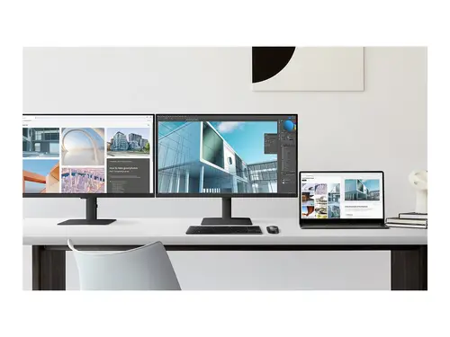 Монитор, Samsung 24D600 24" VA LED, 3840x2160 PBP, PIP, USB-C 90W, USB 3.0, DP, HDMI Black - image 3