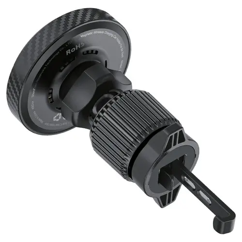 Acefast Стойка за телефон за кола Car phone holder - for Air vent, Magnetic Qi2 Wireless Charging - D33 Qi2 - Black - image 1