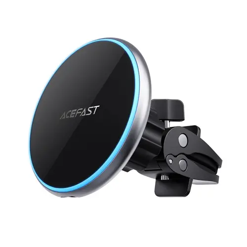 Acefast Βάση τηλεφώνου αυτοκινήτου Car phone holder - για αεραγωγό, ασύρματη μαγνητική φόρτιση - D3 - Ασημί - 2
