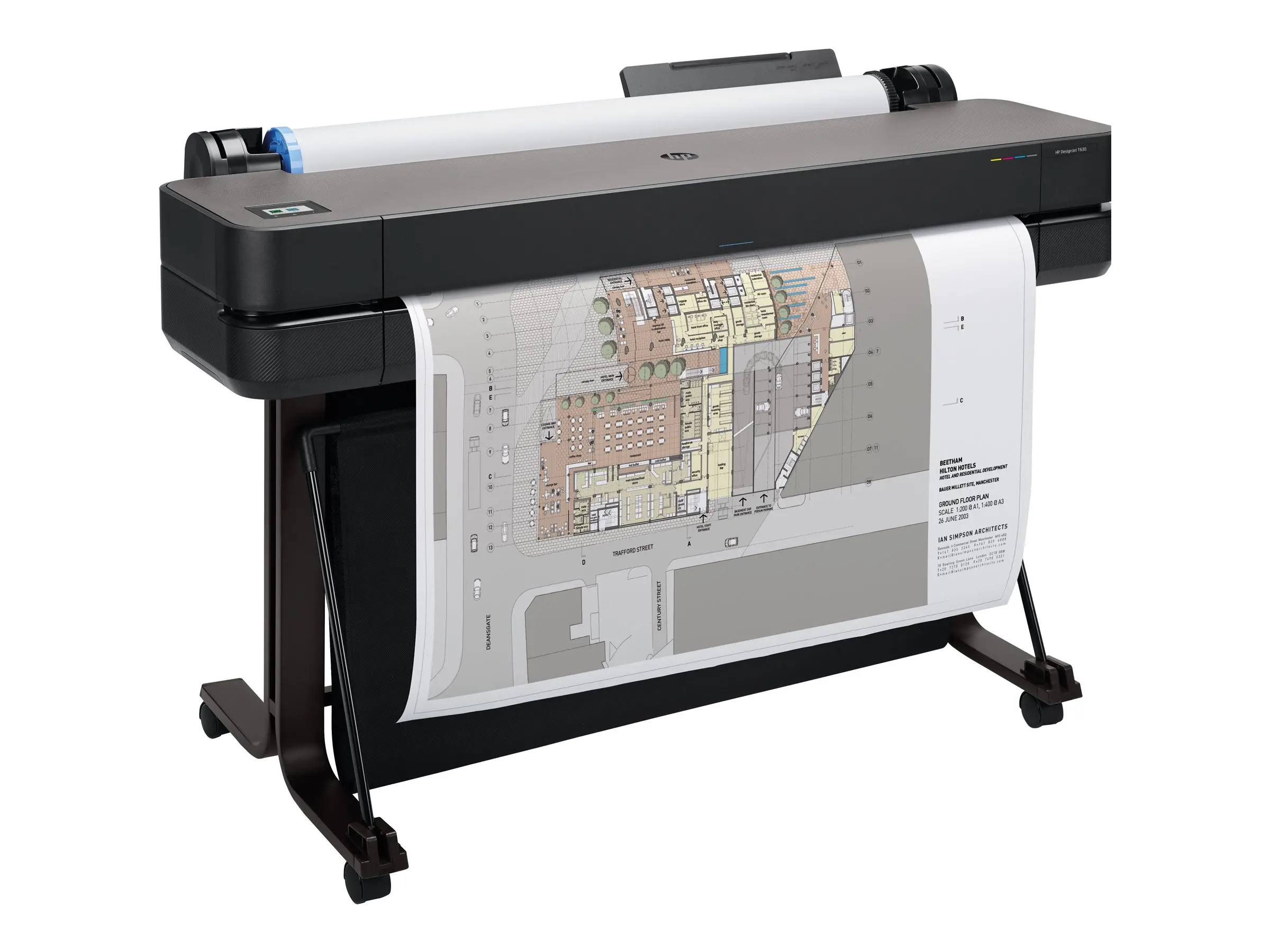 HP DesignJet T630 36inch LFP 2025 Colour Ink-Jet A0 ANSI D Roll 91.4cmx45.7 m 2400x1200dpi 0.5 min/page USB LAN Wi-Fi - image 1