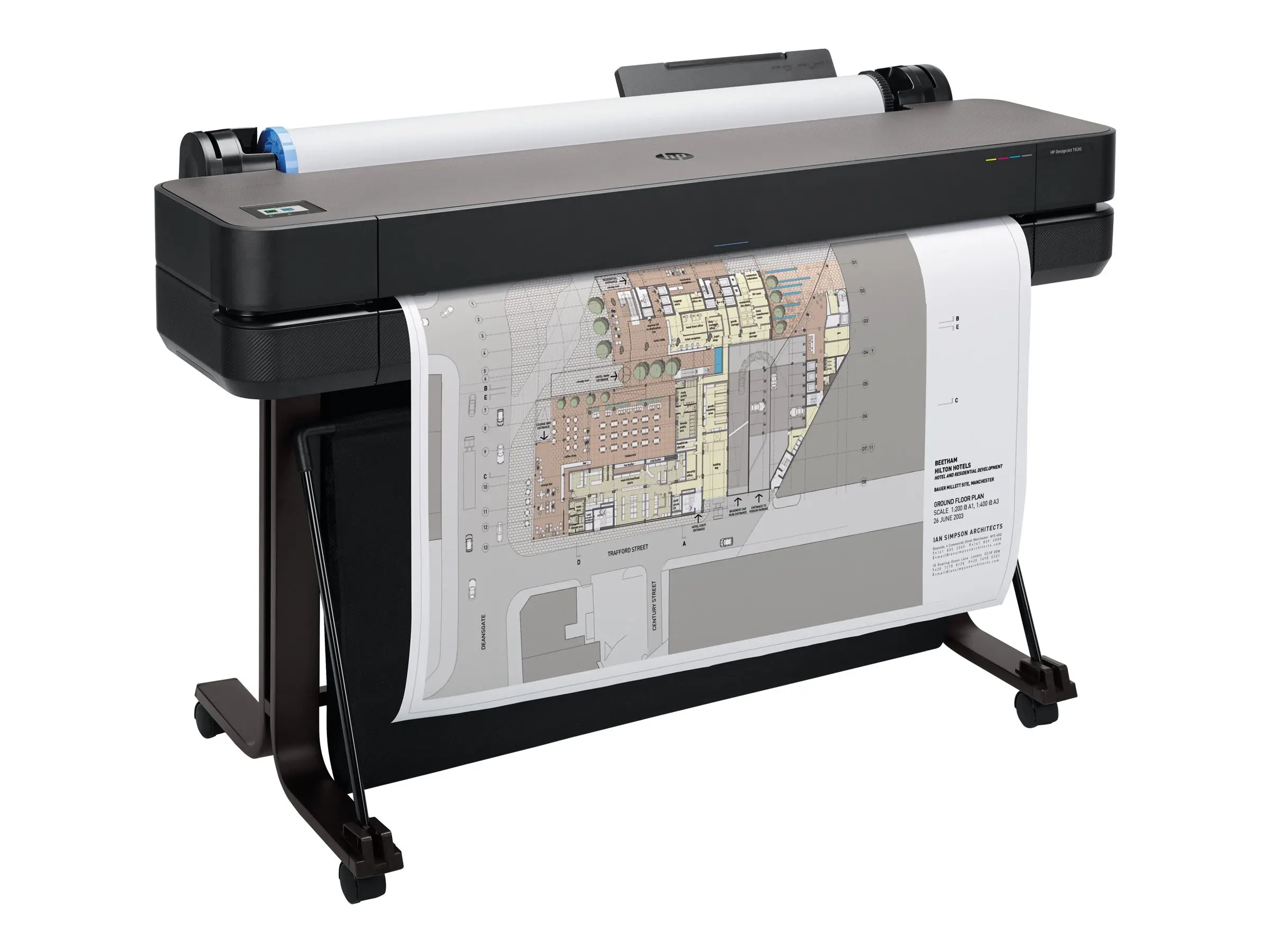 HP DesignJet T630 36inch LFP 2025 Colour Ink-Jet A0 ANSI D Roll 91.4cmx45.7 m 2400x1200dpi 0.5 min/page USB LAN Wi-Fi - image 12