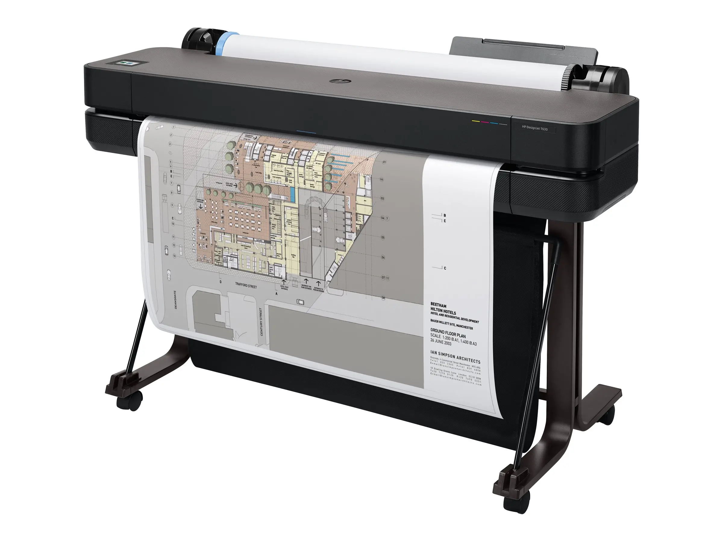 HP DesignJet T630 36inch LFP 2025 Colour Ink-Jet A0 ANSI D Roll 91.4cmx45.7 m 2400x1200dpi 0.5 min/page USB LAN Wi-Fi - image 3