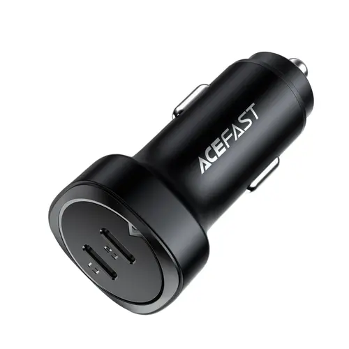 Acefast зарядно за кола Fast Charger Car PD3.0 72W - B2 - USB-C x 2, Black - image 1