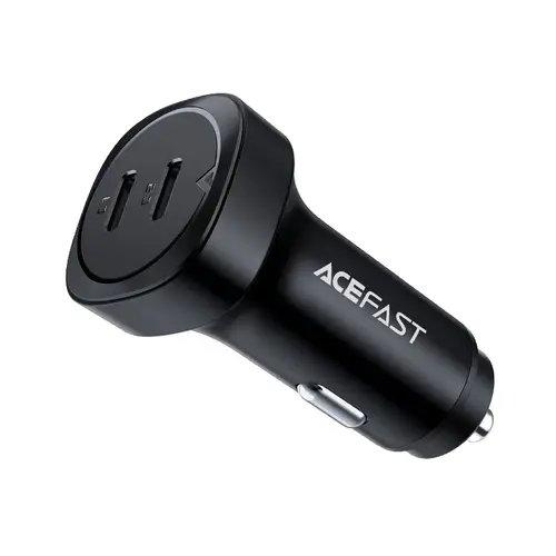Acefast зарядно за кола Fast Charger Car PD3.0 72W - B2 - USB-C x 2, Black - image 2