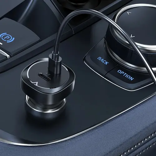 Acefast зарядно за кола Fast Charger Car PD3.0 72W - B2 - USB-C x 2, Black - image 3