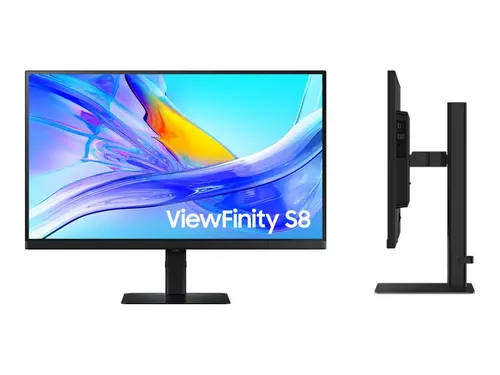 Монитор, Samsung 27D800  27" VA LED, 3840x2160 PBP, PIP, USB-C 90W, USB 3.0, DP, HDMI Black - image 9
