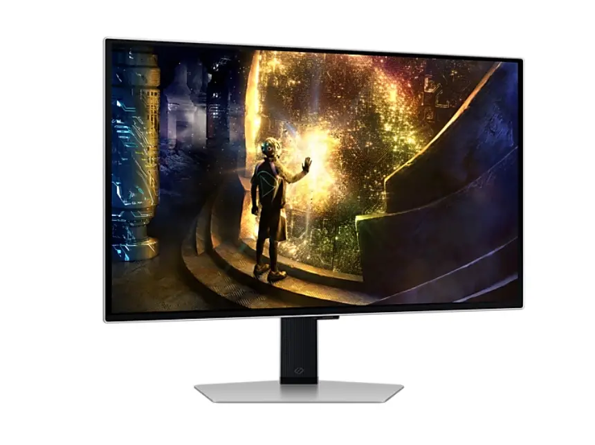 Οθόνη, Samsung 27DG610 27" Odyssey G6 Smart, OLED, 240 Hz, 1 ms GTG, 2560x1440, DP 1.4, 2xHDMI 2.1, 2xUSB, Wi-Fi, Bluetooth, Tizen, Ασημί - image 10