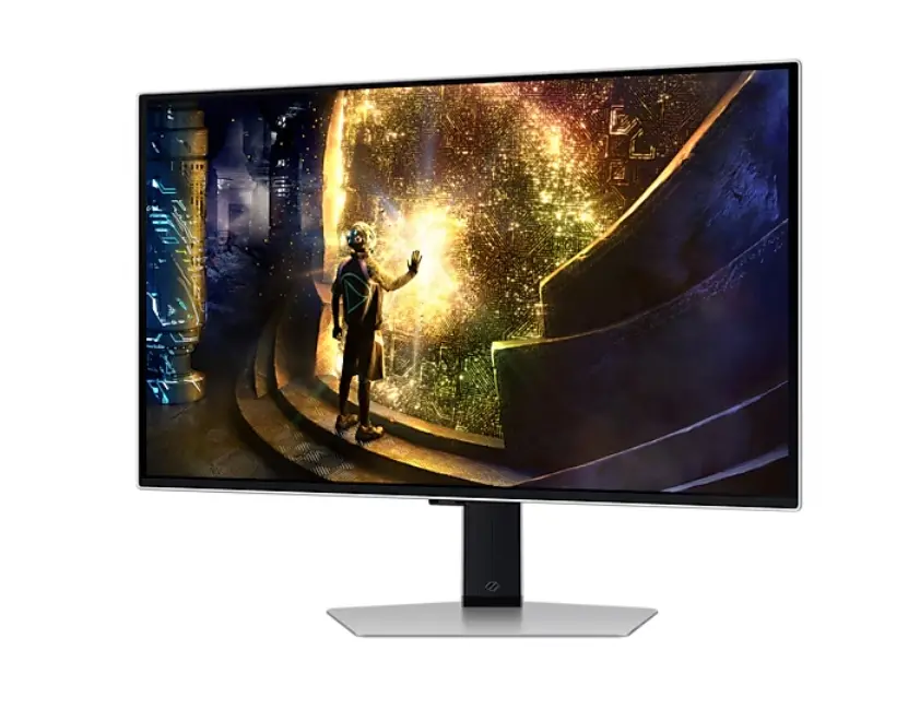 Monitor, Samsung 27DG610 27" Odyssey G6 Smart, OLED, 240 Hz, 1 ms GTG, 2560x1440, DP 1.4, 2xHDMI 2.1, 2xUSB, Wi-Fi, Bluetooth, Tizen, Argintiu - image 9