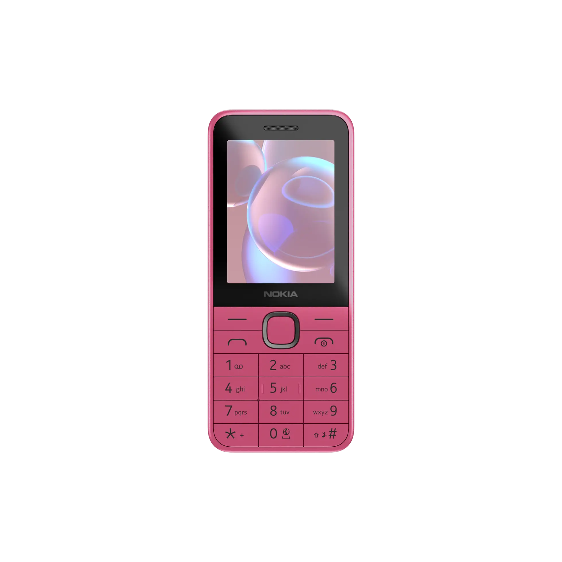 NOKIA 225 4G DS 2025 ΣΚΟΥΡΟ ΡΟΖ