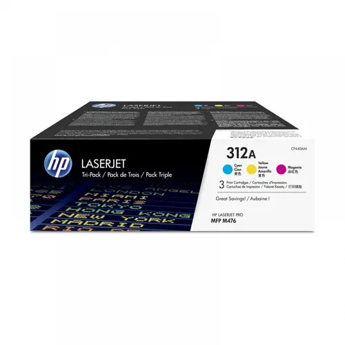 ΣΕΤ 3 ΚΑΣΕΤΕΣ ΤΟΝΕΡ ΓΙΑ HP Color LaserJet Pro MFP M476dn/M476nw/M476dw - Cyan/Magenta/Yellow - /312A/ - PN CF440AM ΣΕΤ 3 ΚΑΣΕΤΕΣ ΤΟΝΕΡ ΓΙΑ HP Color LaserJet Pro MFP M476dn/M476nw/M476dw - Cyan/Magenta/Yellow - /312A/ - PN CF440AM