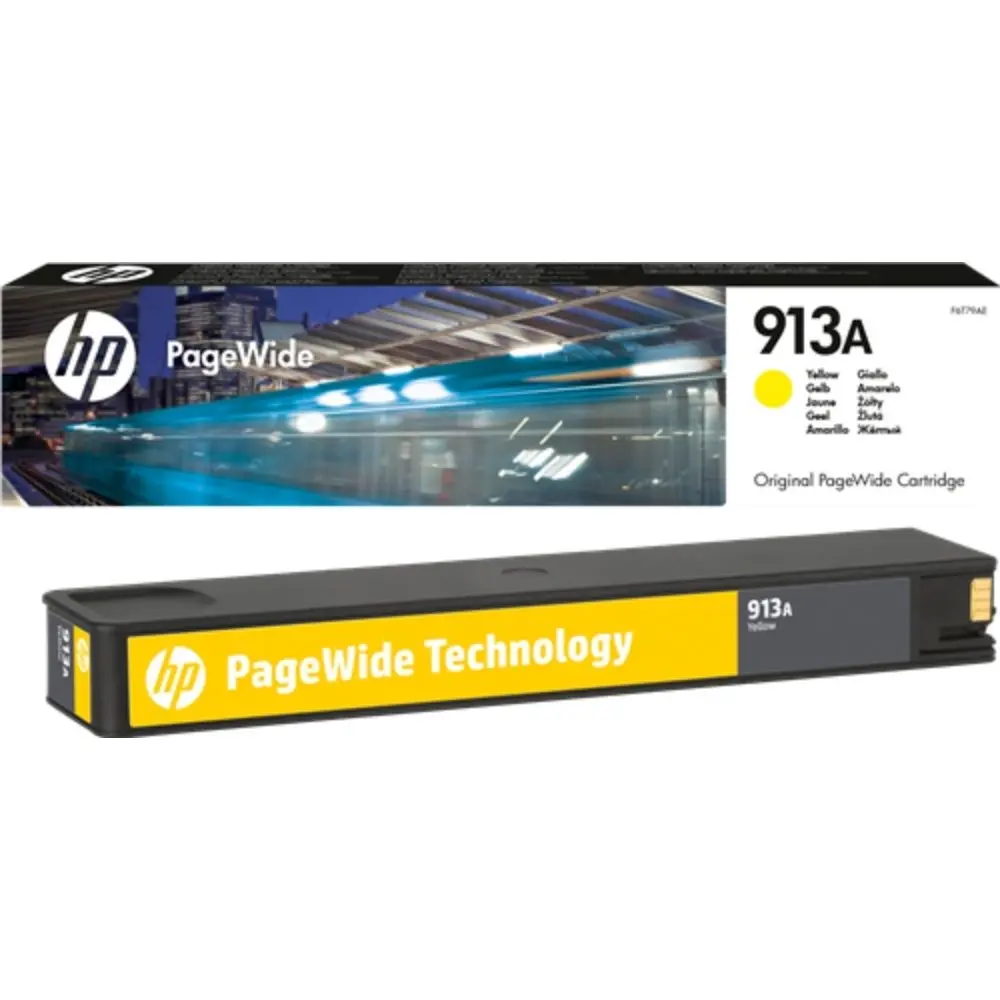 ГЛАВА ЗА HEWLETT PACKARD PageWide 352/377/Pro 452/477/Managed P57750/P55250 - Yellow - /913A/ - PN F6T79AE