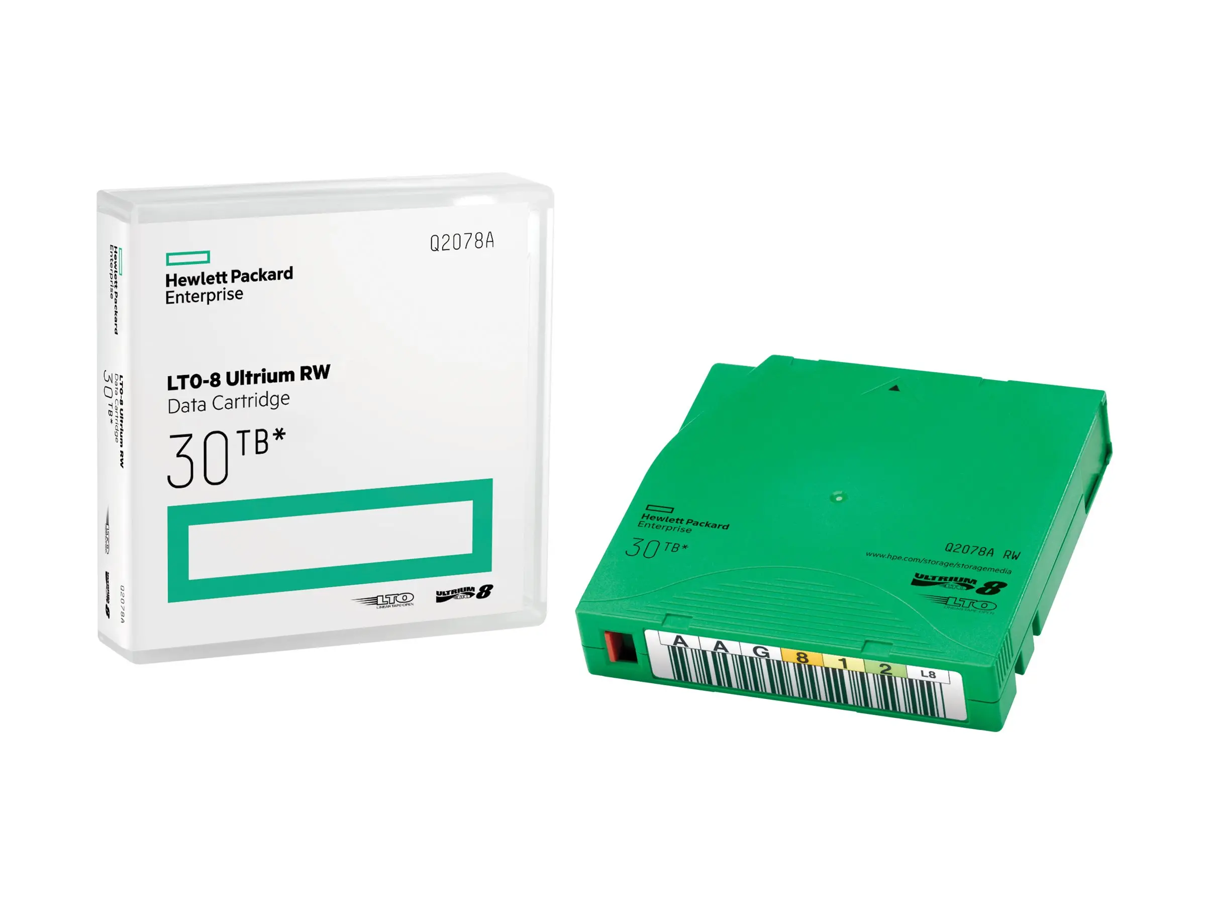 HPE LTO-8 Ultrium 30TB RW Data Cartridge (P) - image 2