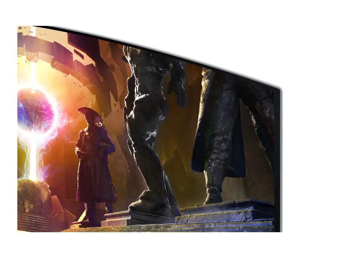 Monitor, Samsung LS34DG850, 34'' CURVED Odyssey G8 OLED, 1800R, 175 Hz, 0.1 ms GTG, 21:9, 3440 x 1440, Smart, 2xUSB C, Mini DP, Micro HDMI 2.1, Wi-Fi - image 3
