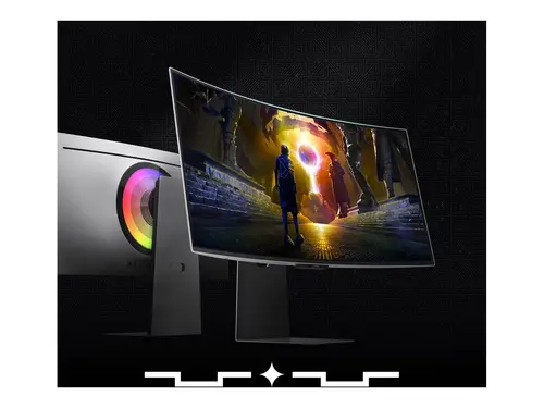 Monitor, Samsung LS34DG850, 34'' CURVED Odyssey G8 OLED, 1800R, 175 Hz, 0.1 ms GTG, 21:9, 3440 x 1440, Smart, 2xUSB C, Mini DP, Micro HDMI 2.1, Wi-Fi - 7