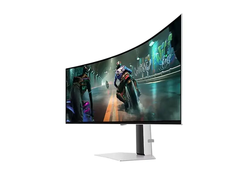 Монитор, Samsung LS49DG910, 49" Odyssey G9 GAMING, Curved OLED, 1800R, 240Hz, Smart. 32:9, 5120 x 1440, Display Port , HDMI,Micro HDMI, USB Hub, Silver - image 3