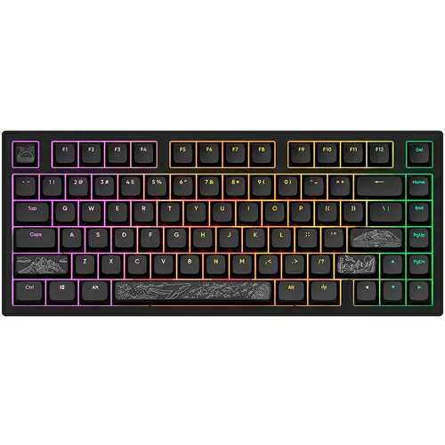 Геймърскa механична клавиатура Dark Project ALU81A Terra Nostra Black RGB