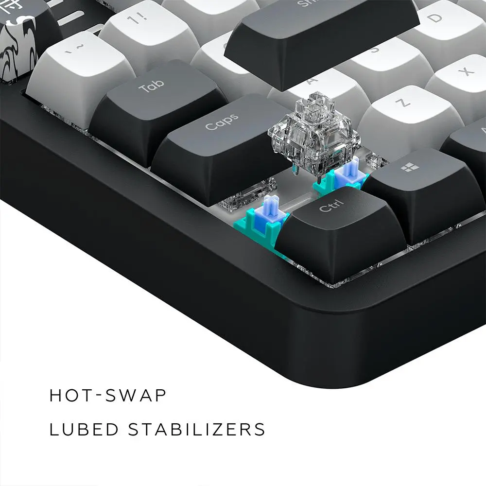 Tastatură mecanică gaming Dark Project ALU87B Bushido RGB - image 5