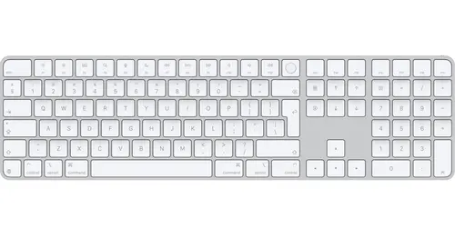 Клавиатура, Apple Magic Keyboard (2024) w Touch ID and Numeric Keypad - International English - White Keys