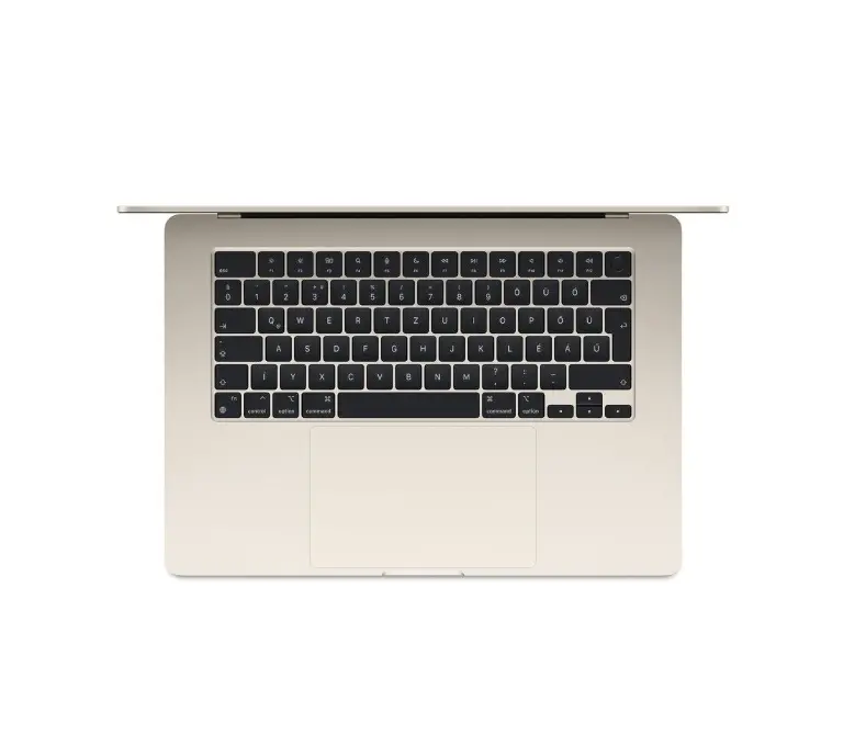 Лаптоп, Apple 15-inch MacBook Air: Apple M3 chip with 8-core CPU and 10-core GPU, 16GB, 256GB SSD - Starlight - image 1