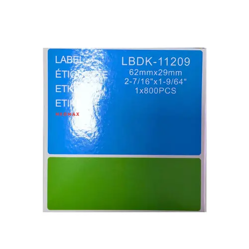 ЛЕНТА ЗА ЕТИКЕТНИ ПРИНТЕРИ BROTHER ТИП QL - SMALL ADRESS LABELS - 29 mm x 62 mm x 800 - DK11209 (DK-11209) - PN LB-11209 - NEOMAX