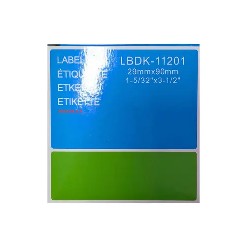 ЛЕНТА ЗА ЕТИКЕТНИ ПРИНТЕРИ BROTHER ТИП QL - STANDARD ADDRESS LABEL - 29 mm x 90 mm x 400 - DK11201 (DK-11201) - PN LB-11201 - NEOMAX