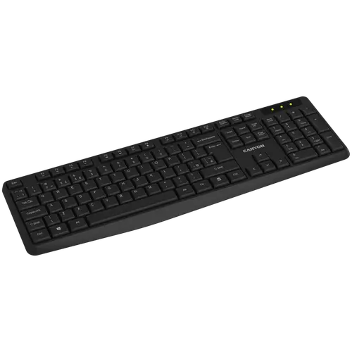 CANYON keyboard KB-W01 EN/BG Wireless Black - image 3