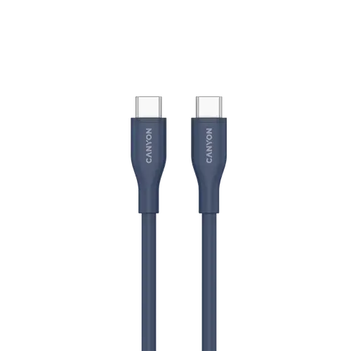 CANYON cablu CC60SC10 C-C 60W 1m Silicon Albastru închis - 2