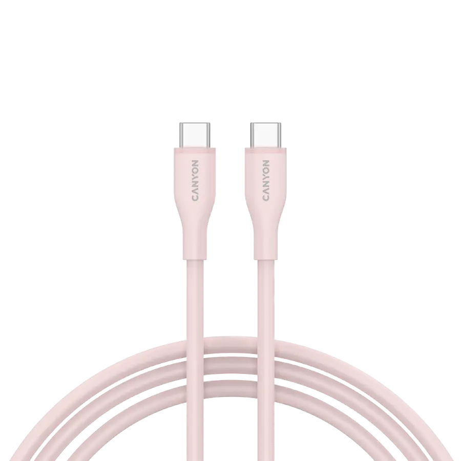 CANYON cable CC60SC10 C-C 60W 1m Silicon Pink Sand