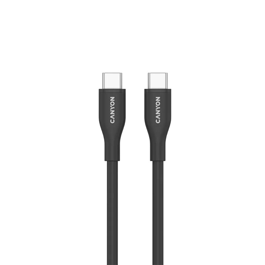 CANYON cable CC60SC10 C-C 60W 1m Silicon Black - image 1