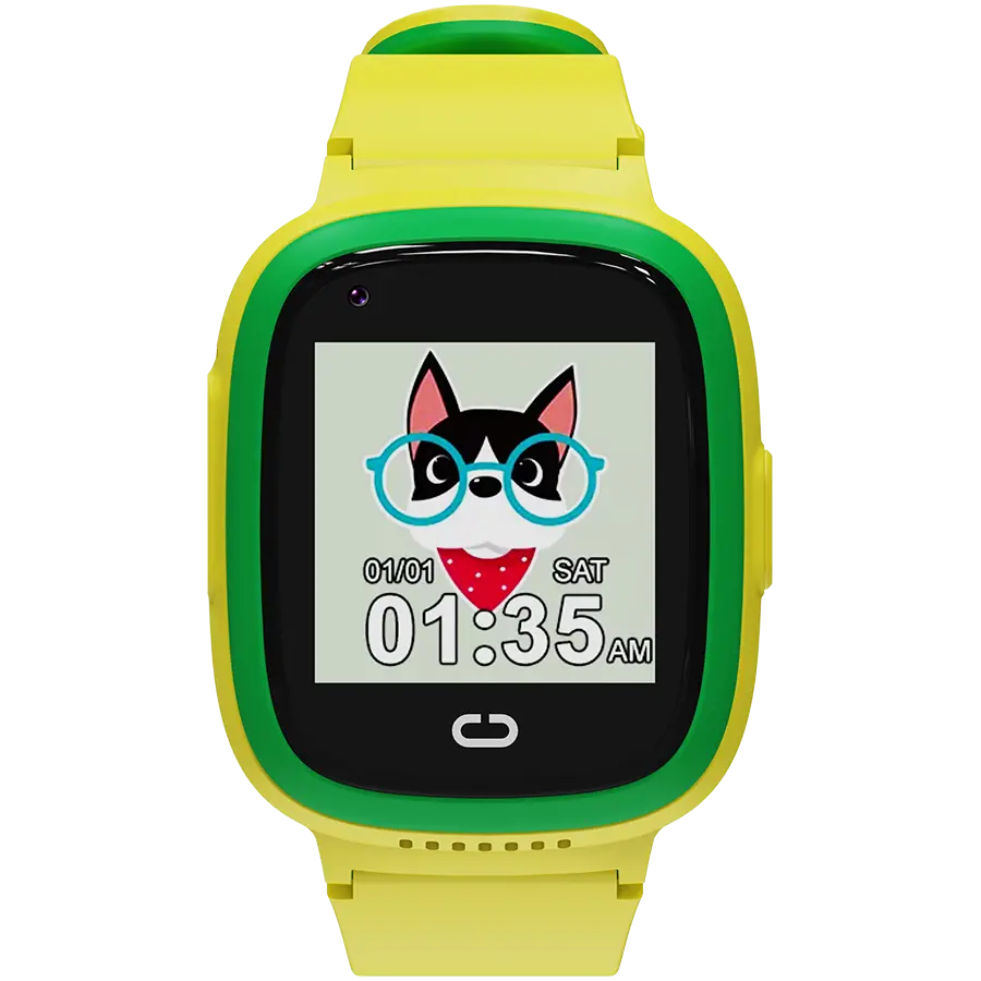 CANYON ceas pentru copii Sunny KW-48 Video 4G GPS Jocuri & Muzică Verde