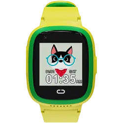 CANYON kids watch Sunny KW-48 Video 4G GPS Games&Music Green