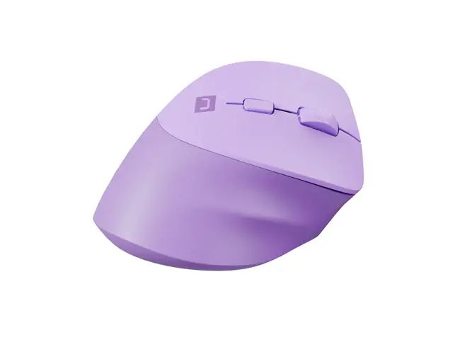 Мишка, Natec Vertical Mouse Crake 2 Wireless, 2400DPI Bluetooth 5.2 + 2.4 GHz Pure Lavender - image 5