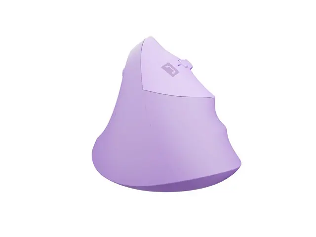 Мишка, Natec Vertical Mouse Crake 2 Wireless, 2400DPI Bluetooth 5.2 + 2.4 GHz Pure Lavender - image 6