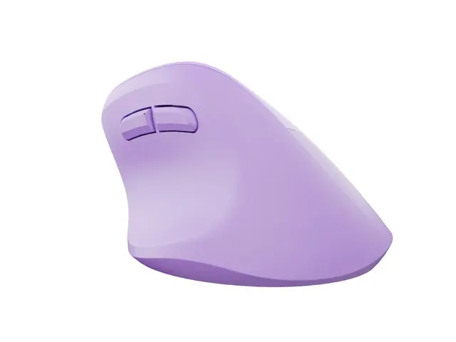 Мишка, Natec Vertical Mouse Crake 2 Wireless, 2400DPI Bluetooth 5.2 + 2.4 GHz Pure Lavender - image 7