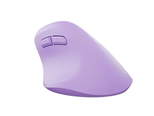 Мишка, Natec Vertical Mouse Crake 2 Wireless, 2400DPI Bluetooth 5.2 + 2.4 GHz Pure Lavender - image 7