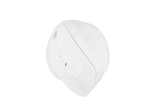 Мишка, Natec Vertical Mouse Crake 2 Wireless, 2400DPI Bluetooth 5.2 + 2.4 GHz White - image 4