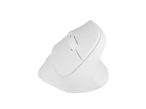 Мишка, Natec Vertical Mouse Crake 2 Wireless, 2400DPI Bluetooth 5.2 + 2.4 GHz White - image 6
