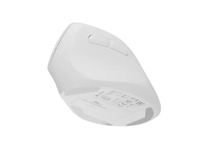 Мишка, Natec Vertical Mouse Crake 2 Wireless, 2400DPI Bluetooth 5.2 + 2.4 GHz White - image 8