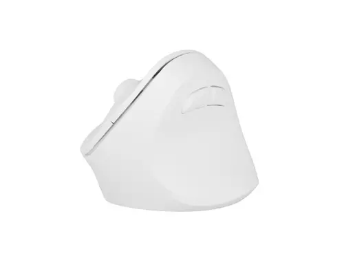 Мишка, Natec Vertical Mouse Crake 2 Wireless, 2400DPI Bluetooth 5.2 + 2.4 GHz White - image 9