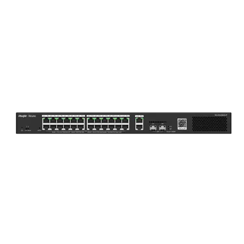 Комутатор Ruijie RG-ES228GS-P, 26xGbE, 2xSFP, 24x PoE+, 370W, до 16 VLAN, шкаф - image 4