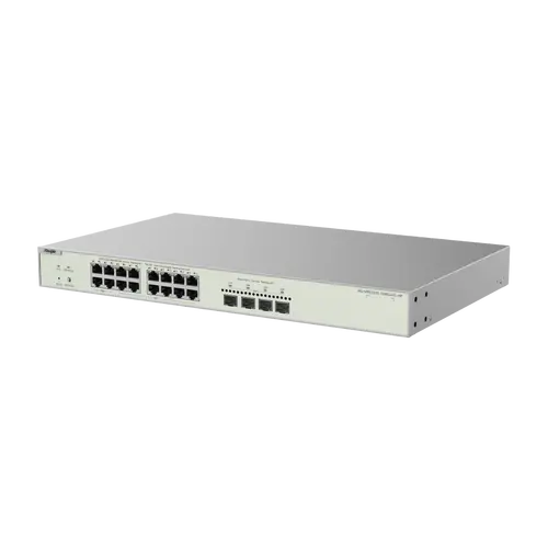 Комутатор Ruijie RG-NBS3300-16MG4XS-HP,16x2.5G,12xPOE+,4xPOE++,4xSFP 10G,L2,19" - image 1