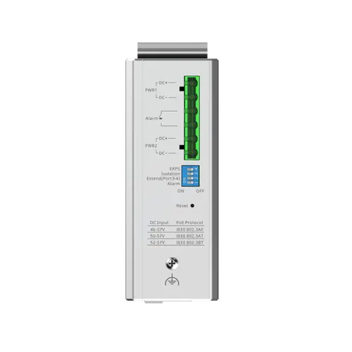 Комутатор Ruijie RG-NIS2100-4GT2SFP-HP,3xGb POE+,1xGb POE++,2xSFP,L2индустриален - image 1