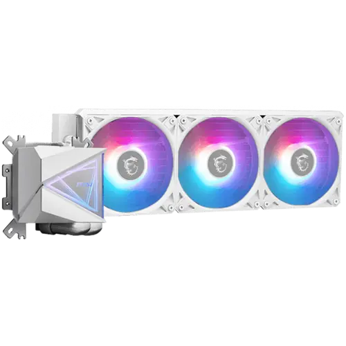 MSI MAG CORELIQUID I360 WHITE, 3x 120mm ARGB Fans, Aluminium Radiator, Loop Dynamic Bearing, Intel LGA 1150/1151/1155/1156/1200/1700/1851, AMD AM5/AM4, 3Y Warranty