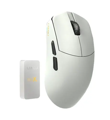 Lamzu mouse profesional de gaming MAYA X 8K - Mouse de gaming fără fir - Cloud Grey - 1