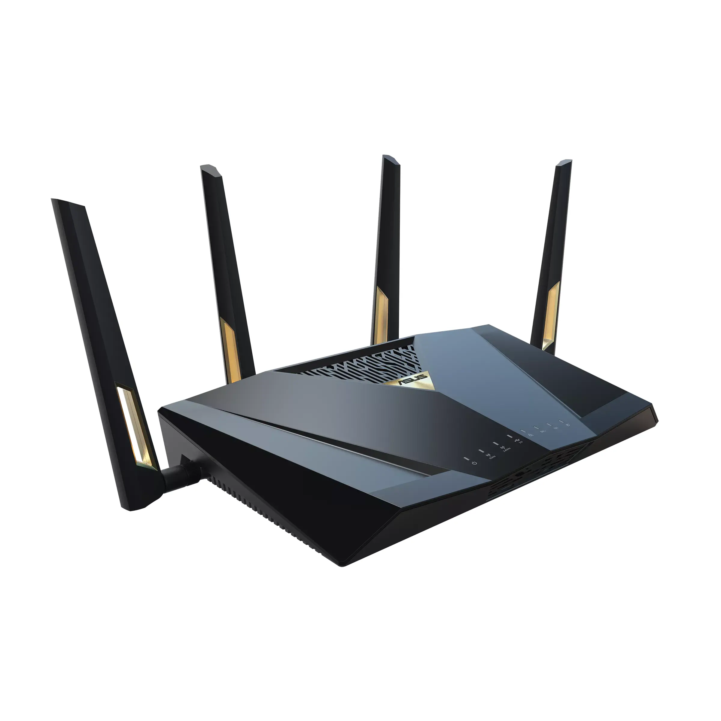 Рутер, Asus Gaming Wireless Router, RT-BE88U, BE7200, Dual-Band, Quad-Core 2.6GHz CPU, 256MB/2GB Flash/RAM, 4K-QAM, MLO, 10G dual-port, SFP+, 2.5G quad-port, AiProtection Pro, Adaptive QoS, VPN Fusion, Instant Guard, IPTV, OFDMA, MU-MIMO, AiMesh, Black - image 2