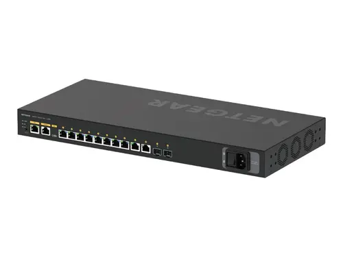 NETGEAR 12-Port AV Line M4250-10G2XF-PoE+ 8x1G PoE+ 240W 2x1G 2xSFP+ Managed Switch - image 3