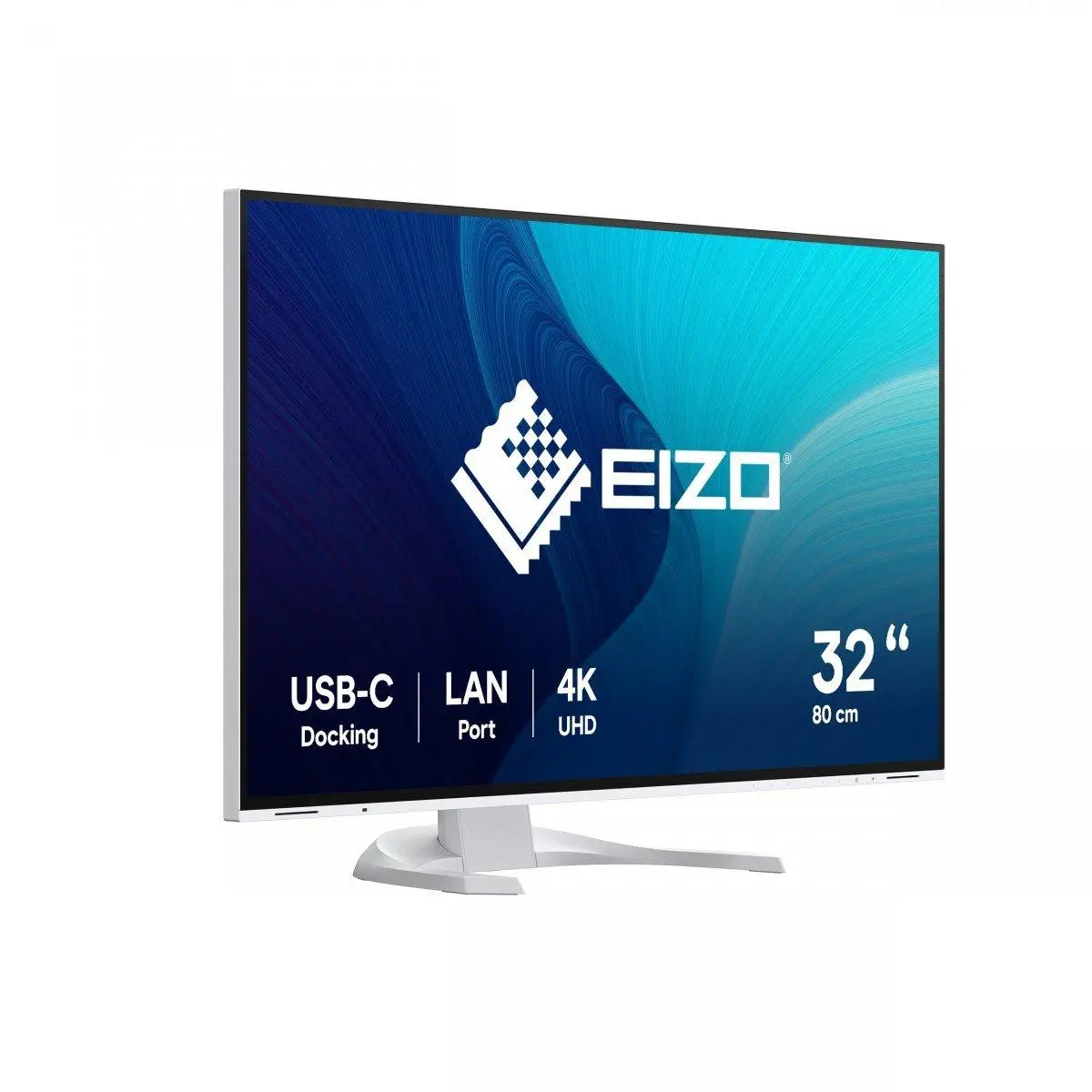 Монитор EIZO FlexScan EV3240X - 32" inch 4K IPS, HDMI, DisplayPort, USB-C, Бял - image 2