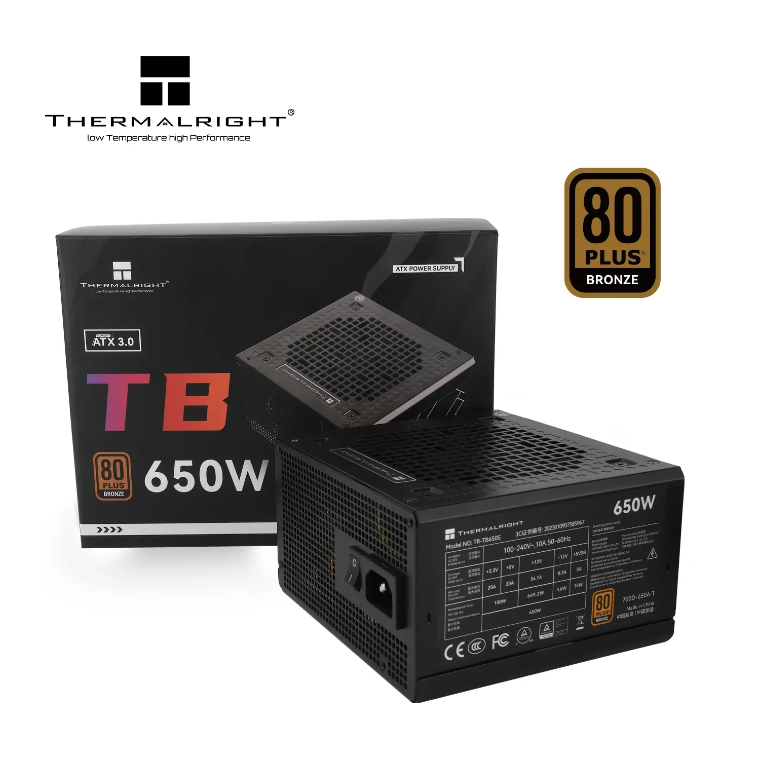 Thermalright захранване PSU 650W Bronze - TR-TB650S - image 4