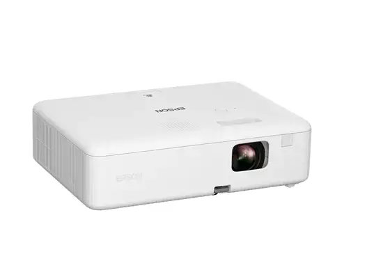 Мултимедиен проектор, Epson CO-FH01, Full HD 1080p (1920 x 1080, 16:9), 3000 ANSI lumens, 16 000:1, WLAN (optional), USB 2.0, HDMI, Lamp warr: 6000h, Warr: 24 months, White (с нарушена опаковка) - image 2