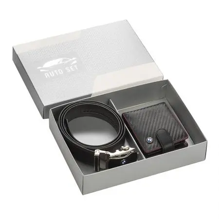 Комплект портфейл и колан Auto Set с логото на BMW - 100 см - image 7